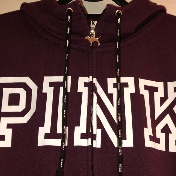 VSPink Fashion Show Funnel Full-Zip Hoodie-S?M - Picture 5 of 6
